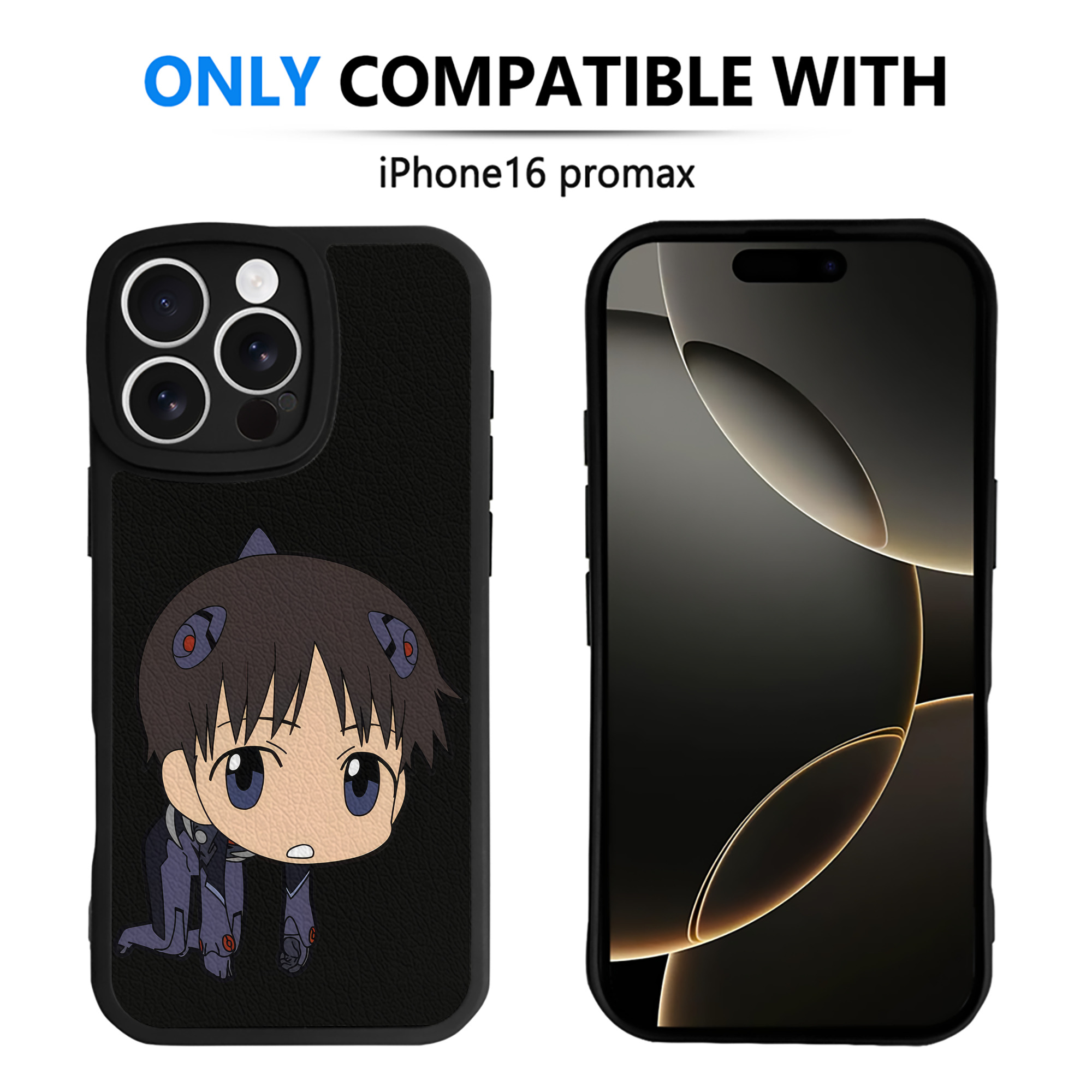（画像用） EVA 新世紀エヴァンゲリオン 【iPhone 16シリーズ対応】シリコンスマホケース（レザー調） 材質：シリコン